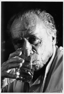 Charles Bukowski Drinking